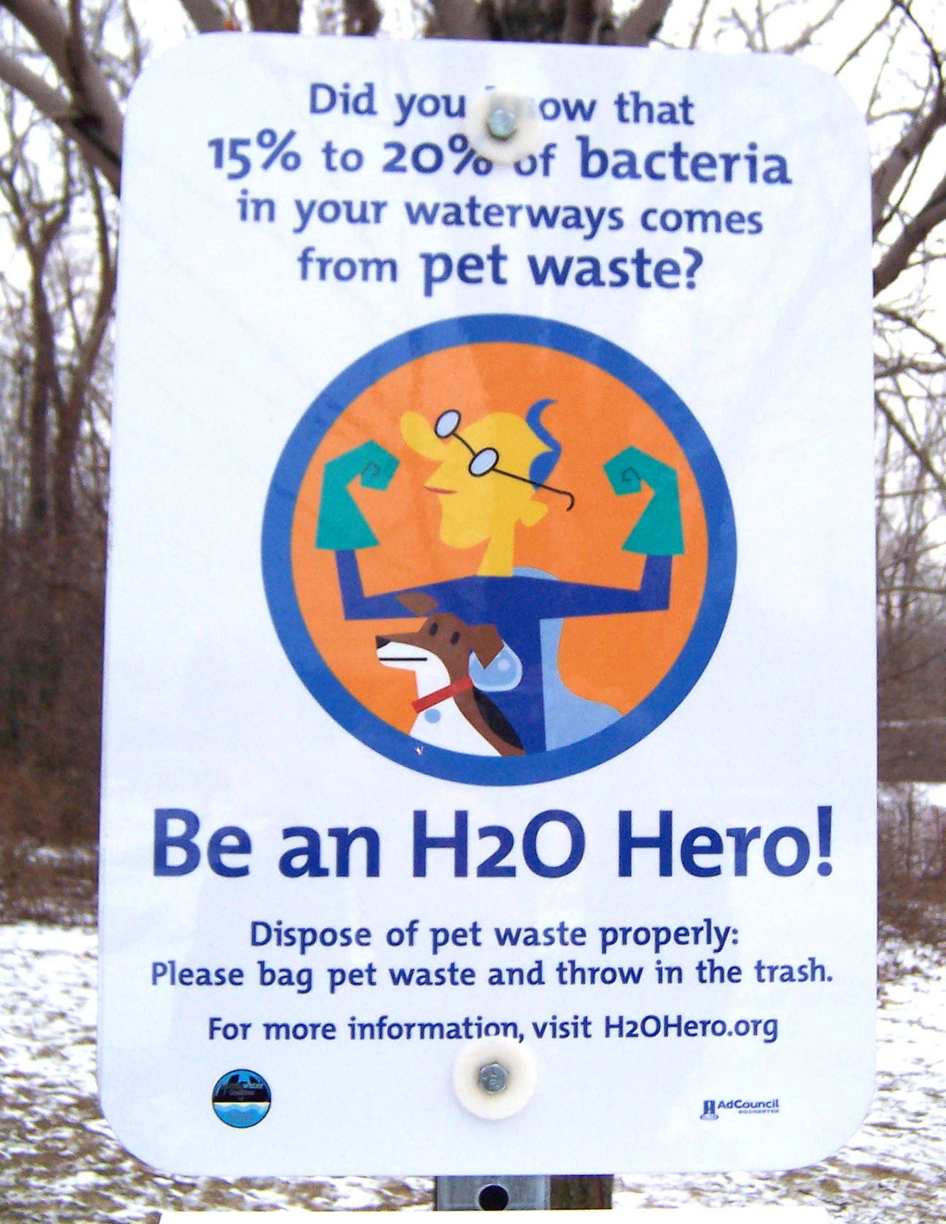 Pet Waste Sign