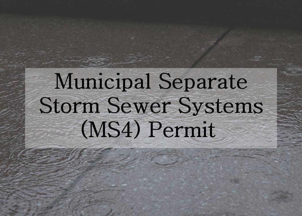 Municipal Separate Storm Sewer System Permit